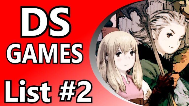 【List 2】 Top 50 DS Games – Alphabetical Order