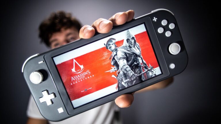 BEST ESHOP Nintendo Switch game for 19.99 ! Assassin's Creed III Remastered Handheld Gameplay