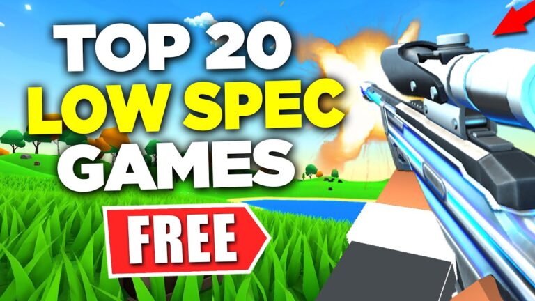 TOP 20 FREE Games for Low SPEC PC (512 MB VRAM / Intel HD Graphics / 1 GB RAM)