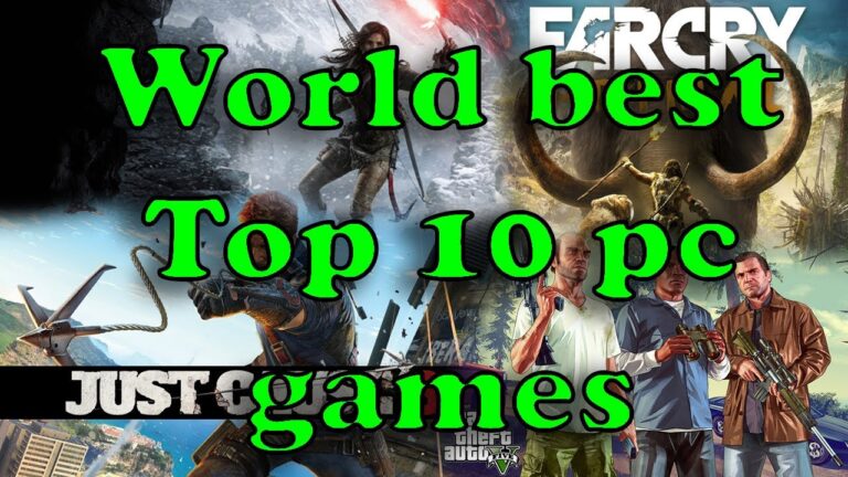 World best Top 10 pc games 2019